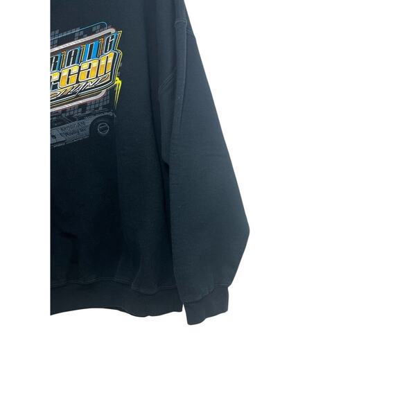 Vtg Race Car Sweatshirt Crewneck XL Black Williams Grove Large Y2K PA Speedway - Picture 7 of 10
